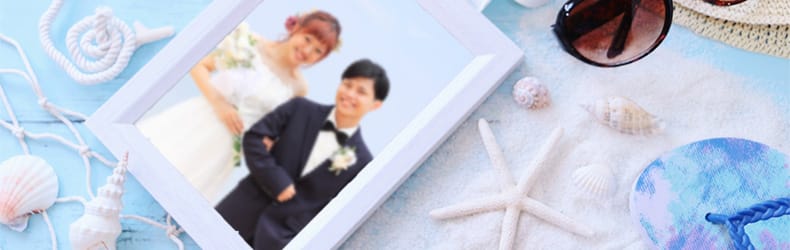 沖縄のビーチやチャペルでのフォトウェディング 結婚写真 Ainowa沖縄リゾートウェディング